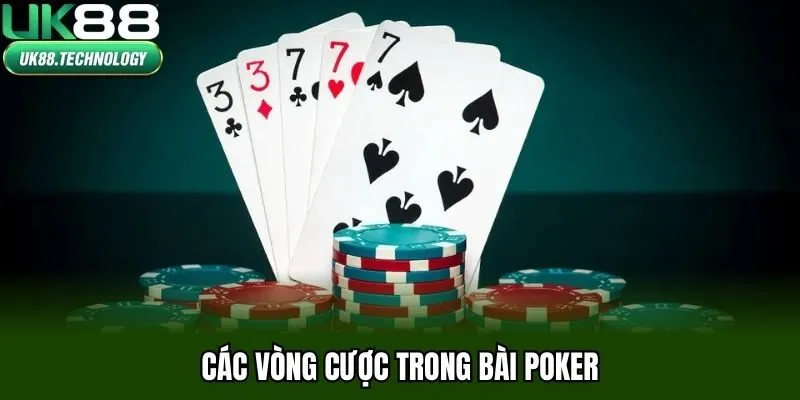 Các vòng cược trong bài Poker