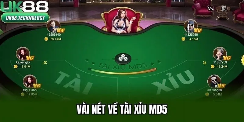 Vài nét về tài xỉu MD5